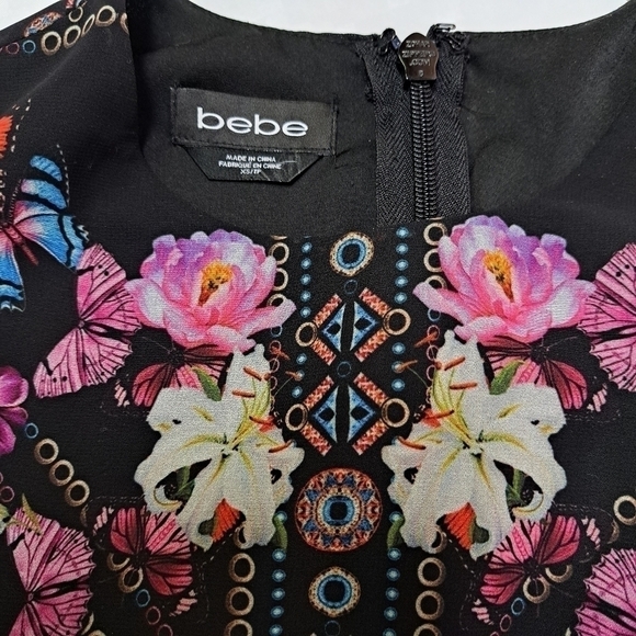 𝅺BEBE‎ Print Ruffle Tiered Dress - Picture 12 of 16